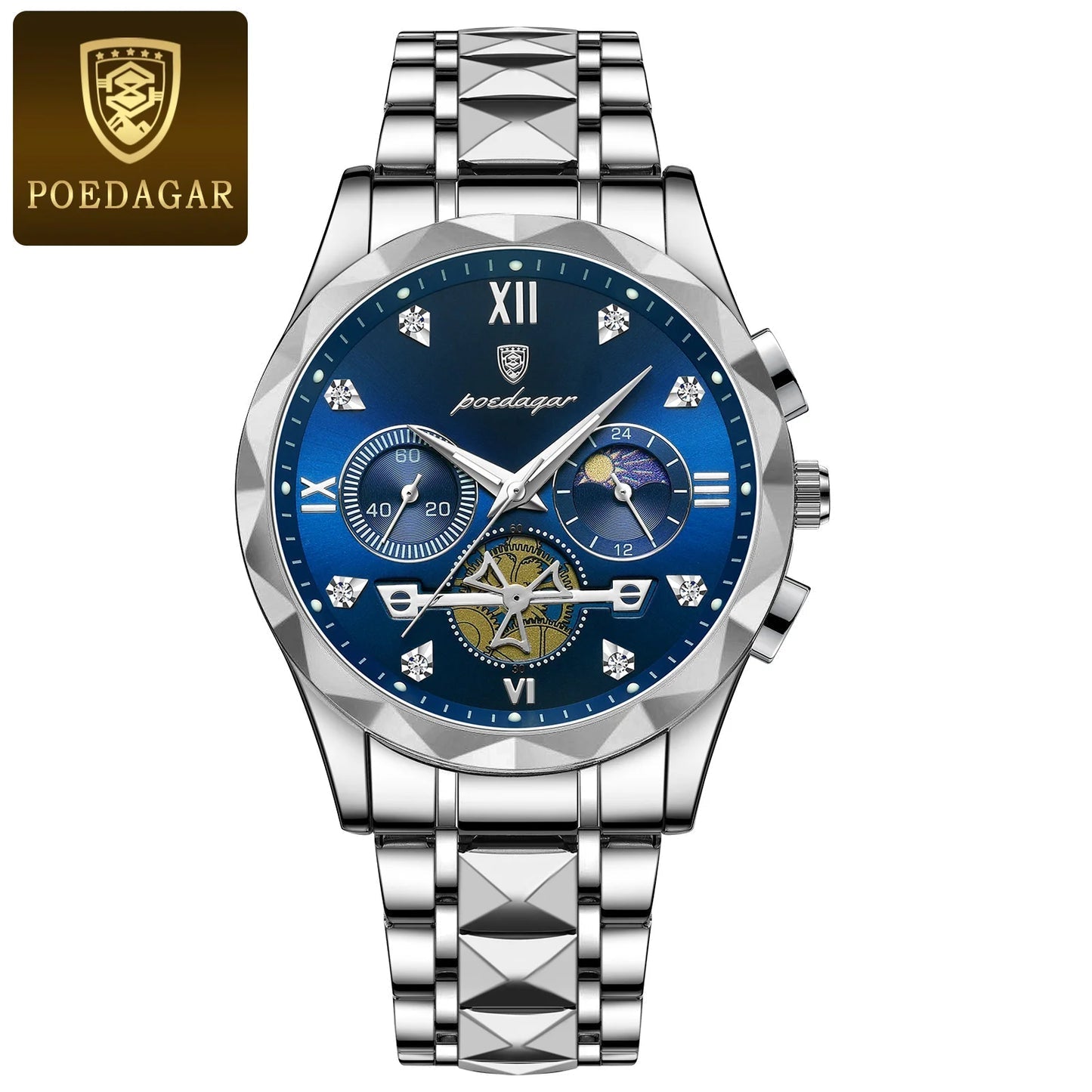 Lumina Master Watch in blue Dail.