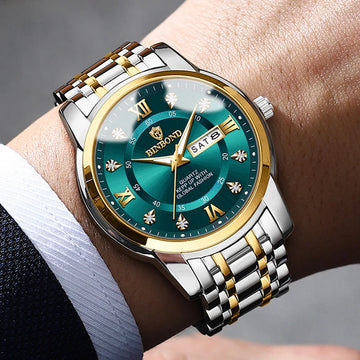 "Luxury Fashion Diver Watch - 30ATM Waterproof Men's Quartz Wristwatch".